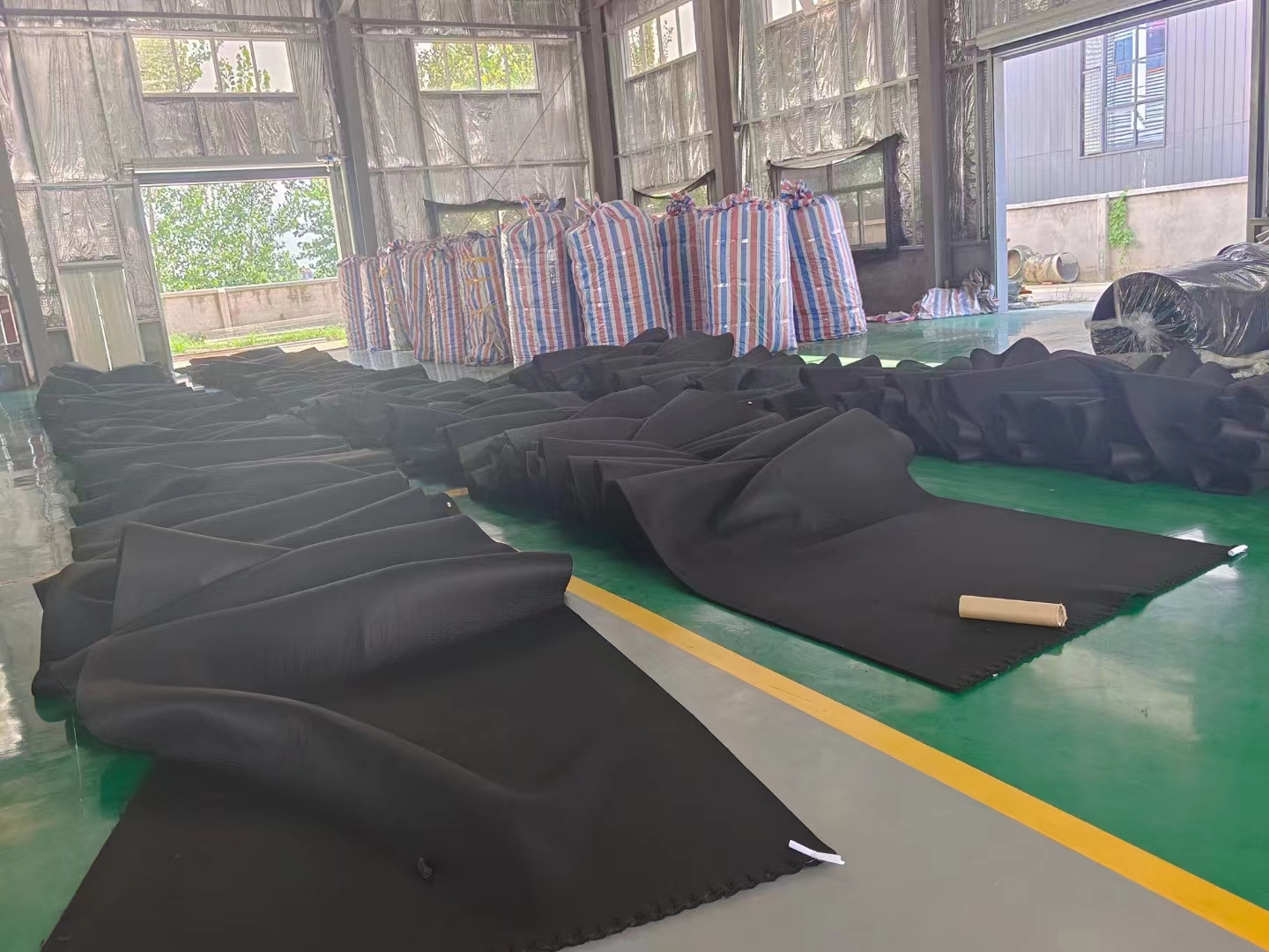 預(yù)氧氈晾曬